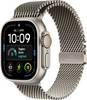 Apple Watch Ultra 4 GPS + Cellular 49 mm Titangehäuse Titanium Milanese Loop Natur S