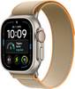Apple Watch Ultra 4 GPS + Cellular 49 mm Titangehäuse Trail Loop Sand M/L