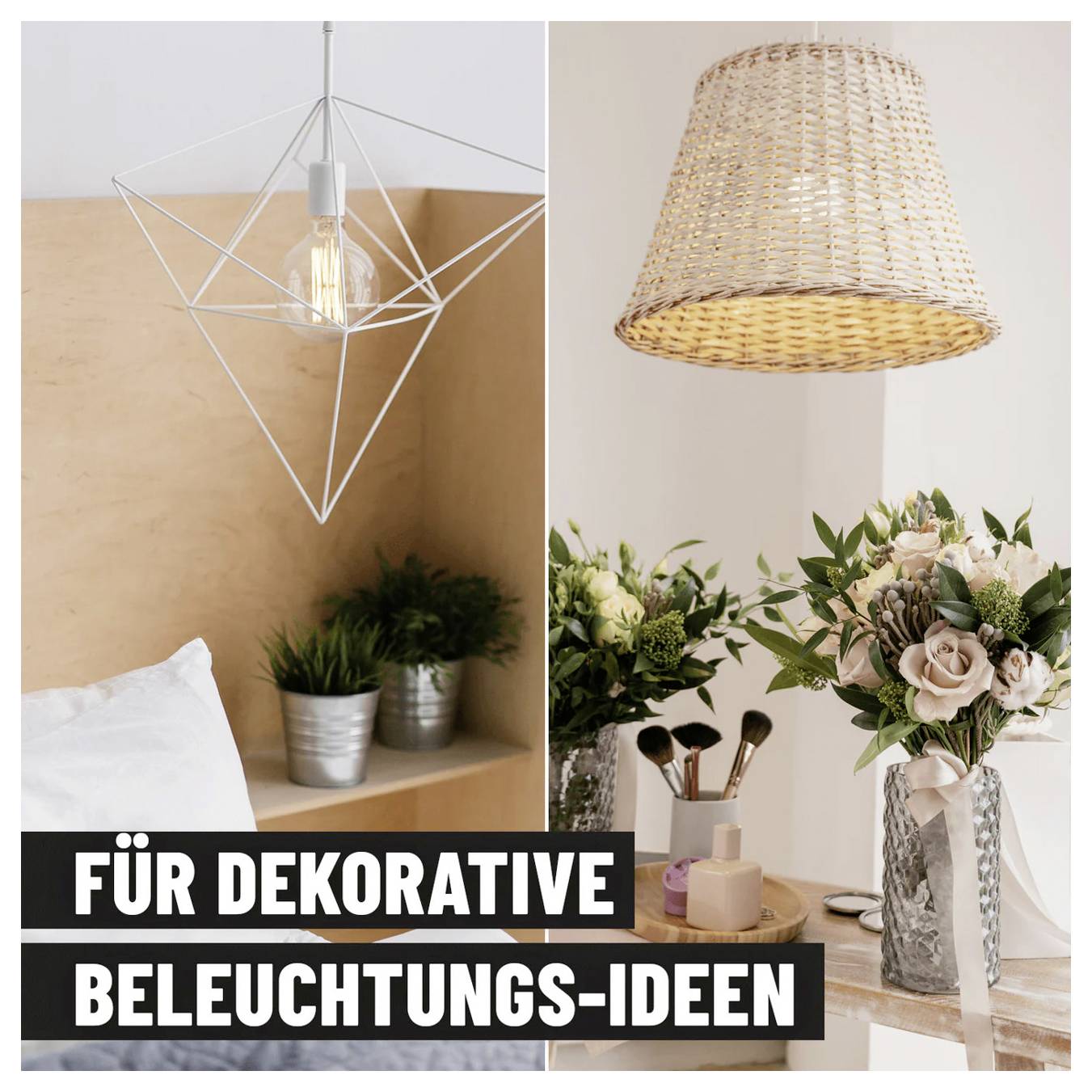 FÜR DEKORATIVE BELEUCHTUNGS-IDEEN