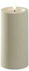 Konstsmide 1662-970 LED-Kerze Beige Warmweiß (B x H) 7.4 cm x 15 cm Timer