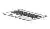 HP L45091-A41 Laptop Gehäuse-Unterteil + Tastatur Silber, Schwarz 1 St.