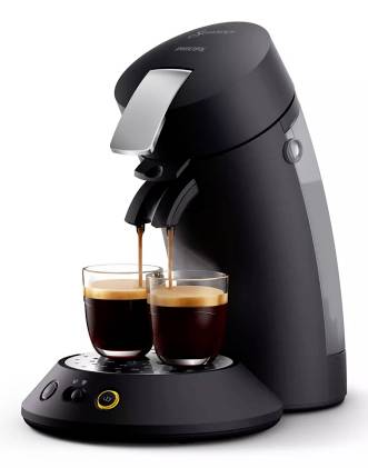 Philips CSA220/60 Kaffeemaschine Schwarz, Silber