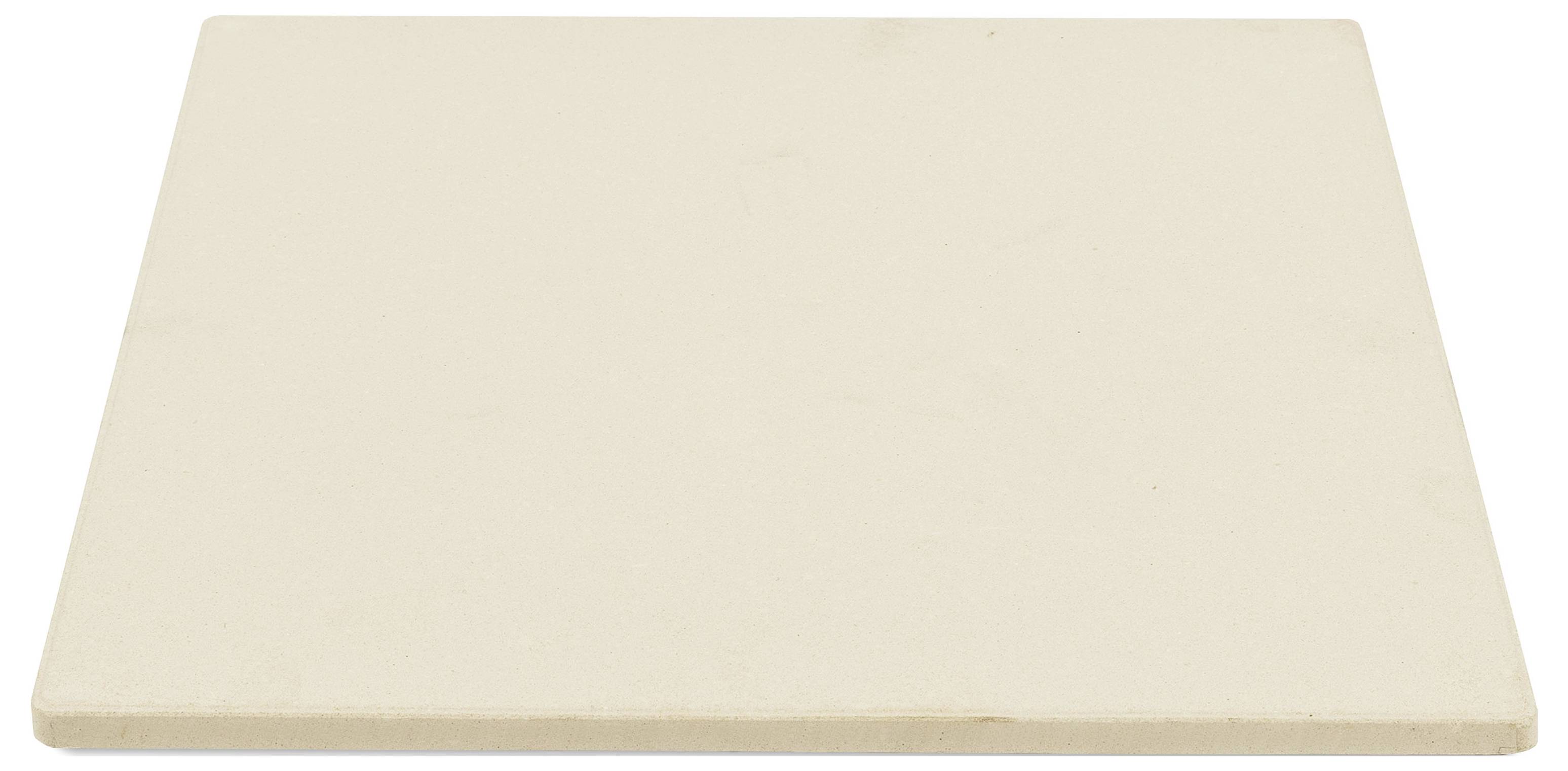 Einfaches rechteckiges Schneidebrett in Creme mit abgerundeten Ecken und abgeschrägten Kanten, auf weißem Hintergrund dargestellt.