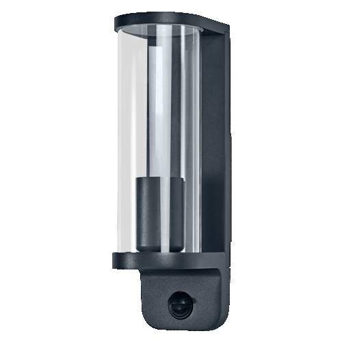 OSRAM ENDURA Classic Tubular Wall Sensor E27 IP44 Dark Grey 4099854415630 Außendeckenleuchte mit Bewegungsmelder LED E27 Anthrazit