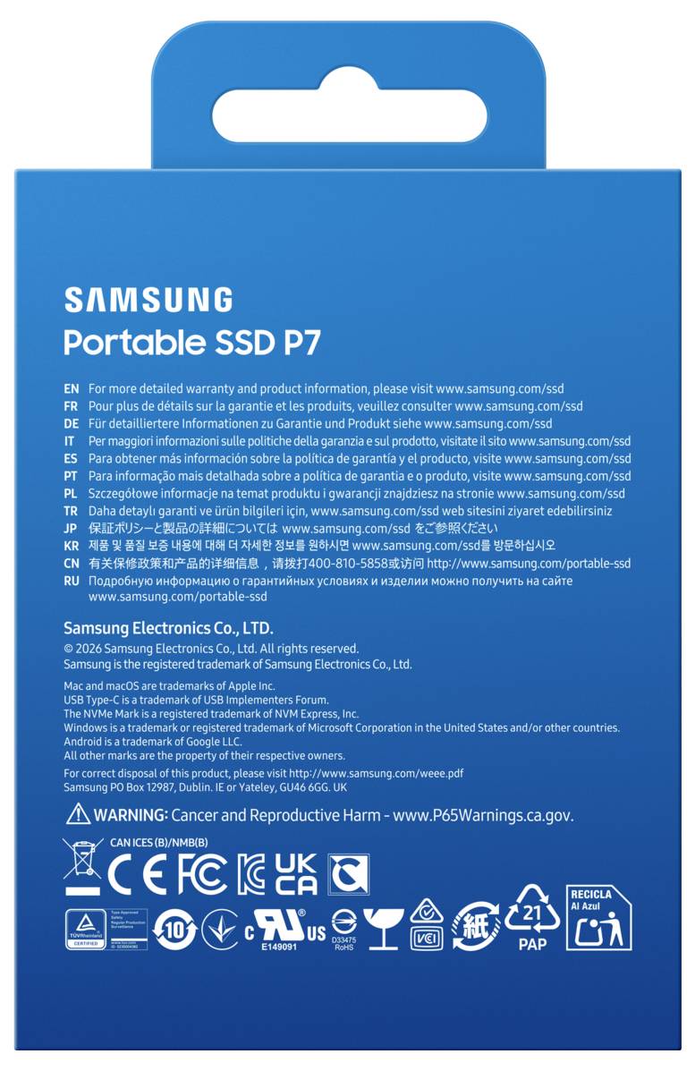 Samsung 1 TB Externe SSD USB-C® (USB 3.2 Gen 2) Schwarz MU-PF1T0G/WW-17