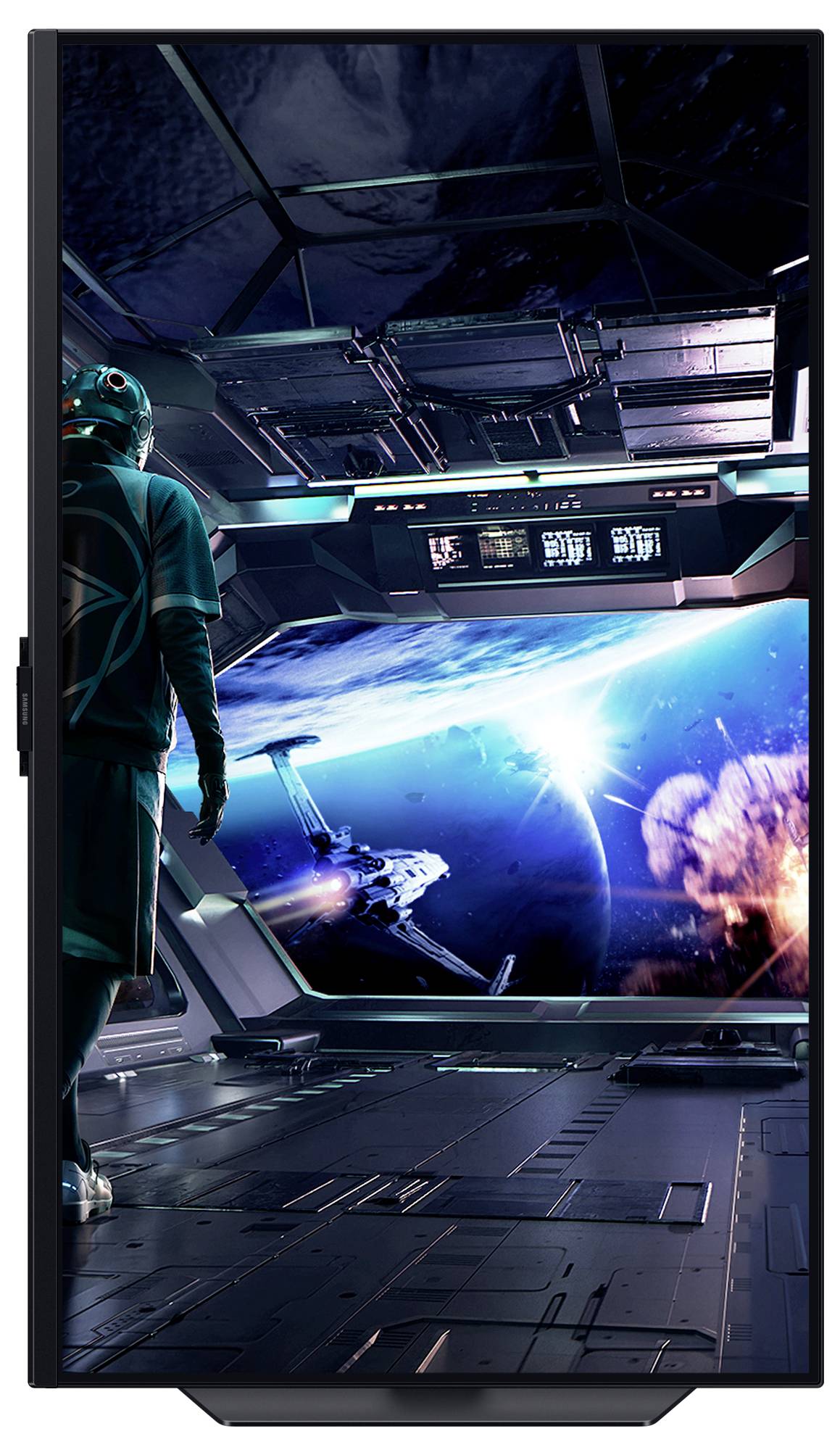 Samsung Odyssey G7 (G70F) Gaming Monitor EEK F (A - G) 68.6 cm (27 Zoll) 3840 x 2160 Pixel 16:9 1 ms IPS LCD-16