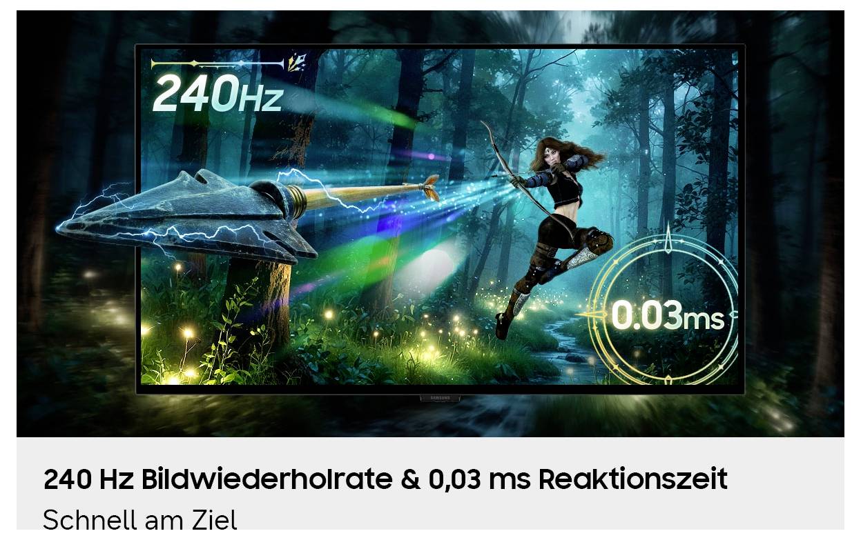 Samsung Odyssey OLED G8 OLED-Monitor EEK F (A - G) 81.3 cm (32 Zoll) 3840 x 2160 Pixel 16:9 0.03 ms OLED-23