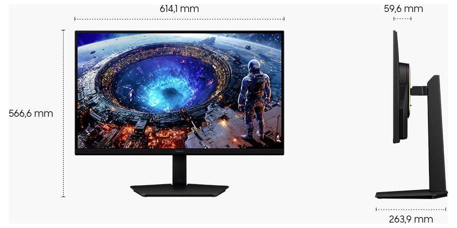 Samsung Odyssey G8 Gaming Monitor EEK F (A - G) 68.6 cm (27 Zoll) 5120 x 2880 Pixel 16:9 1 ms IPS LCD-17