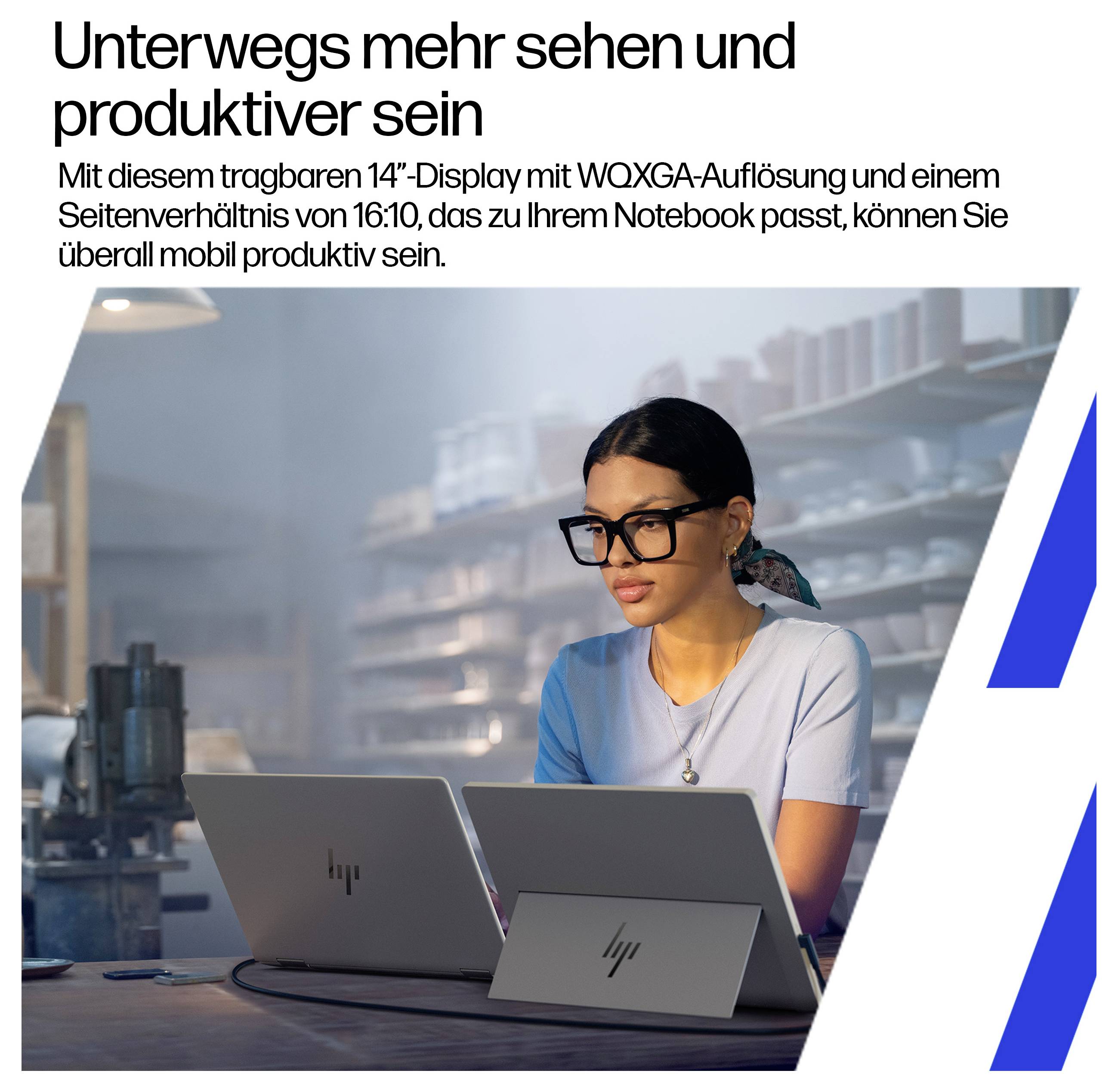 HP S5 Pro 514pn Portabler Monitor EEK B (A - G) 35.6 cm (14 Zoll) 2560 x 1600 Pixel 16:10 7 ms IPS LCD-10