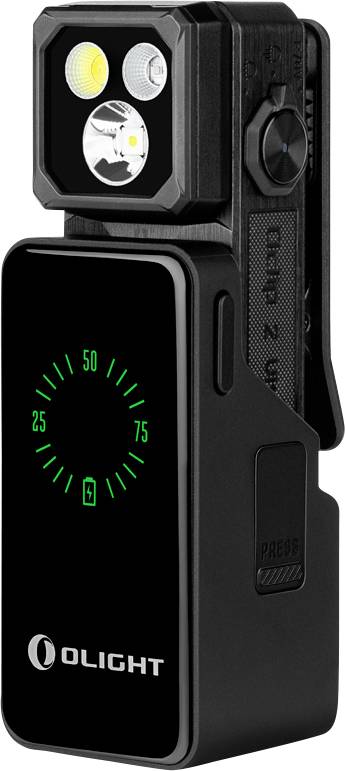 OLight Oclip 2 Ultra Premium 13649 Taschenlampe mit Gürtelclip akkubetrieben 144 h