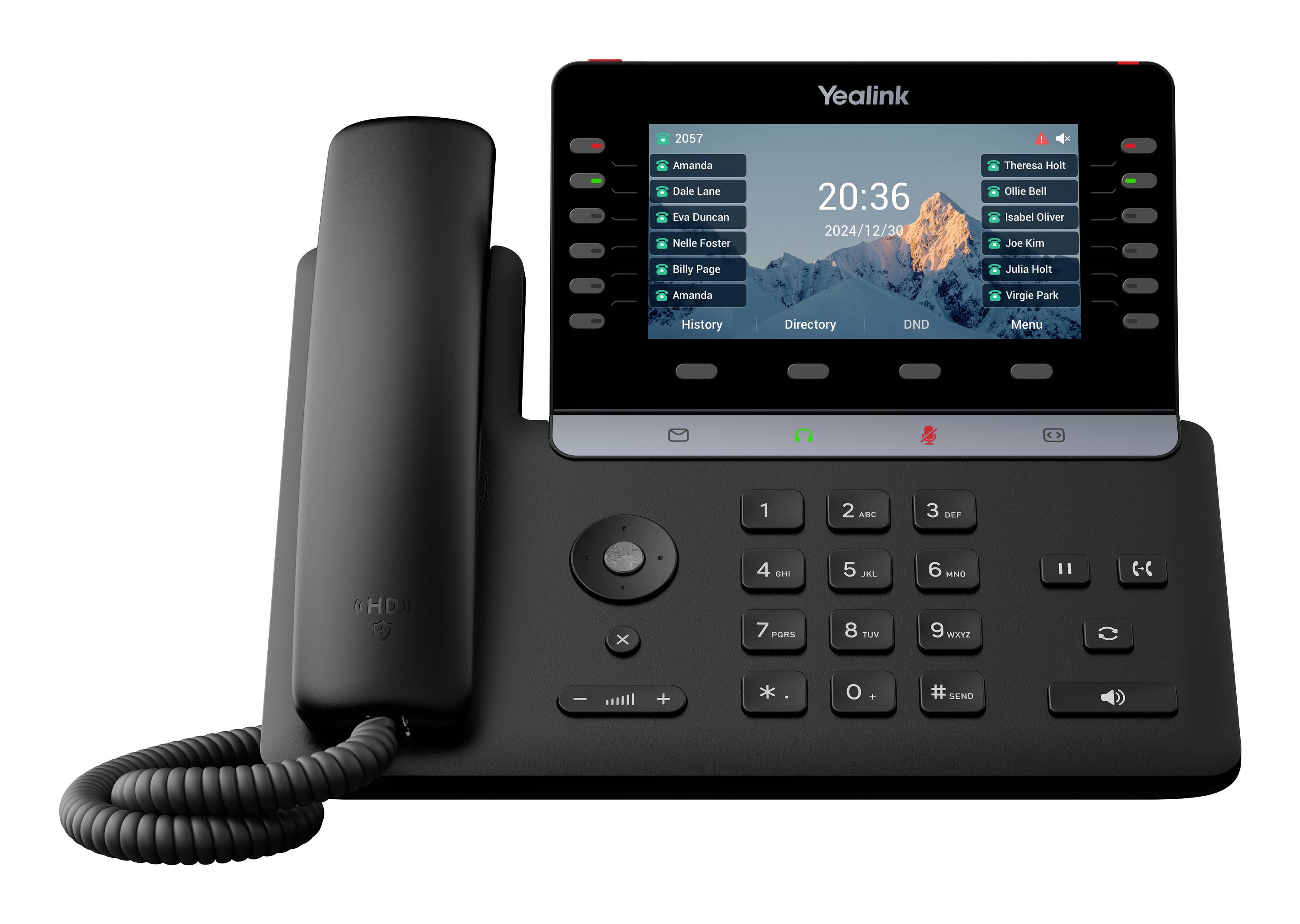 Yealink SIP-T85W Systemtelefon,VoIP Schwarz-0