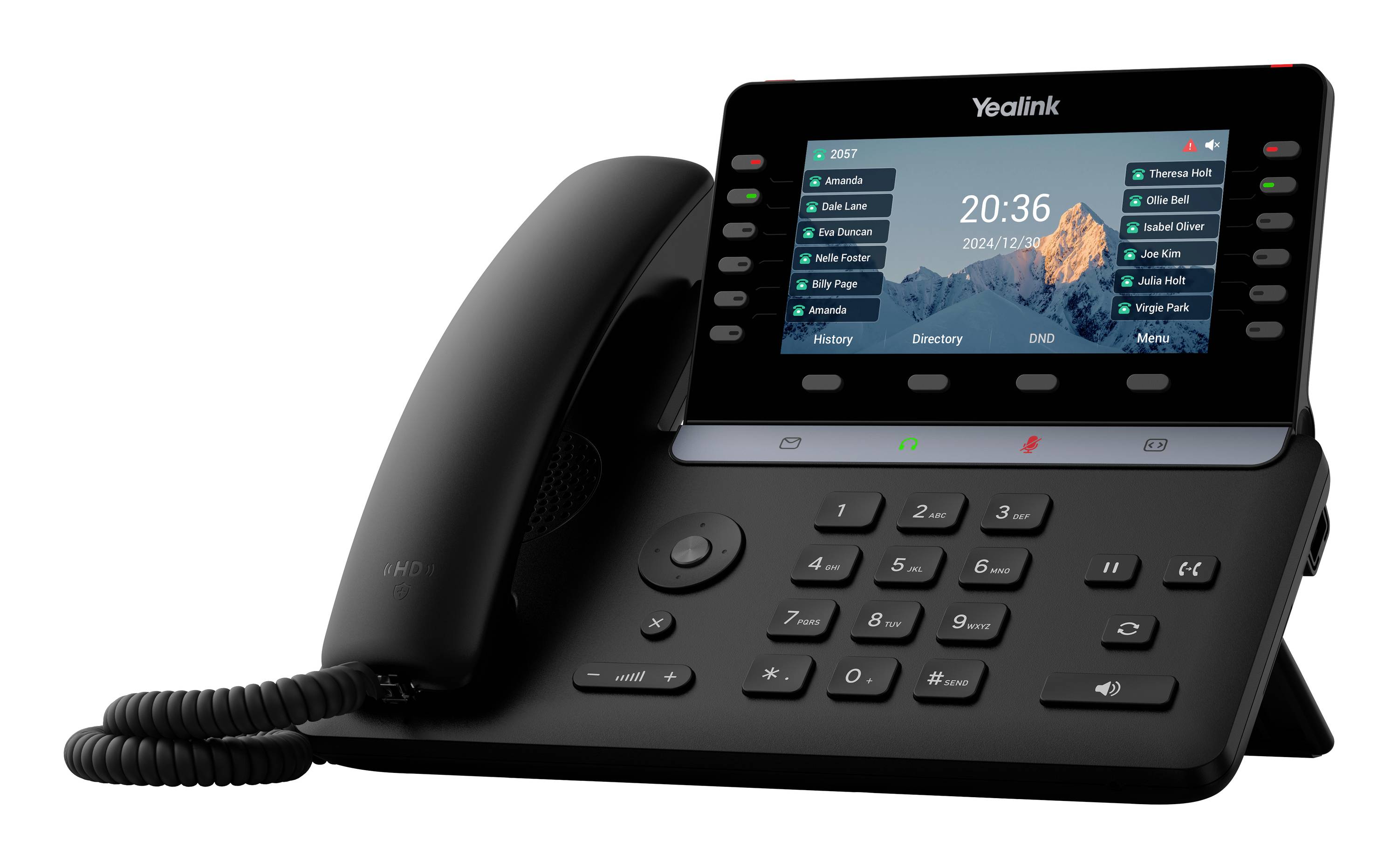 Yealink SIP-T85W Systemtelefon,VoIP Schwarz-2