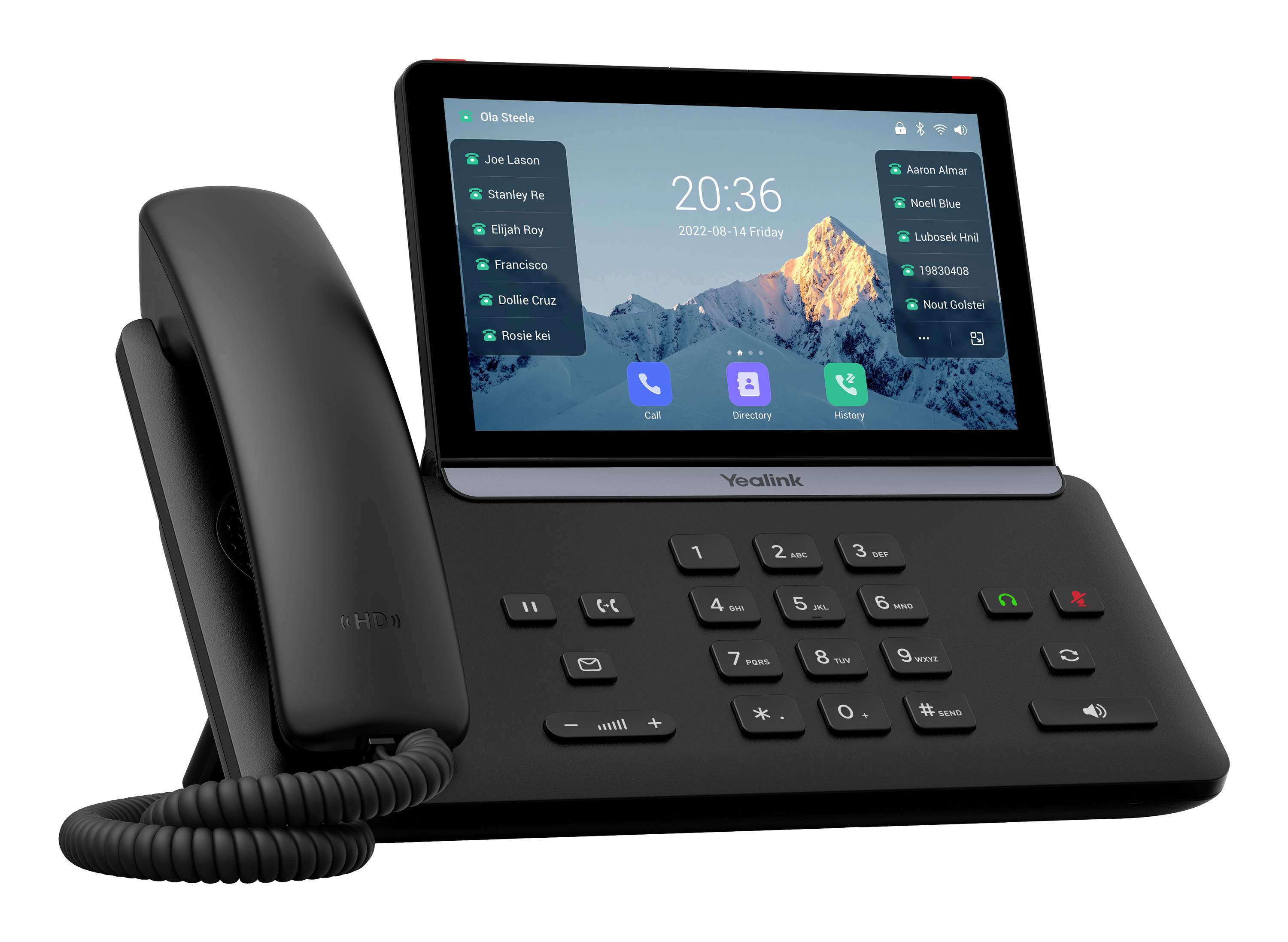 Yealink SIP-T88W Systemtelefon,VoIP Schwarz-1