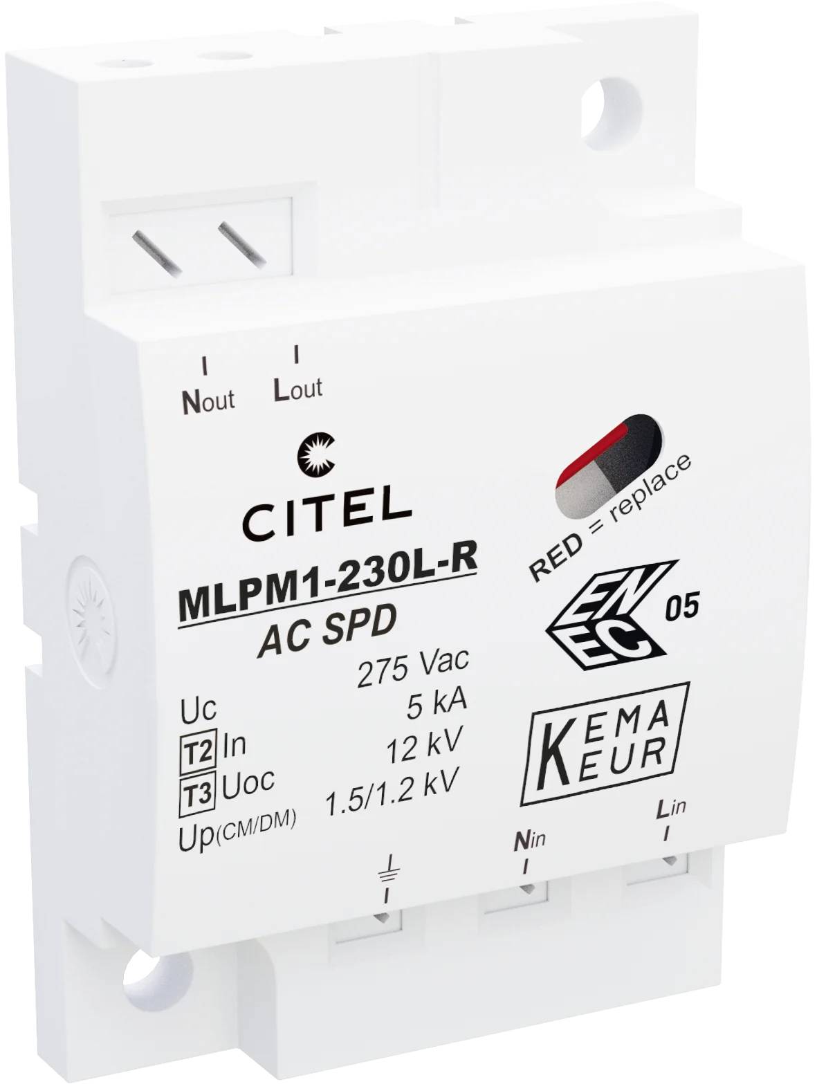 Citel MLPM1-230L-R Überspannungsschutz-Modul 1 St.