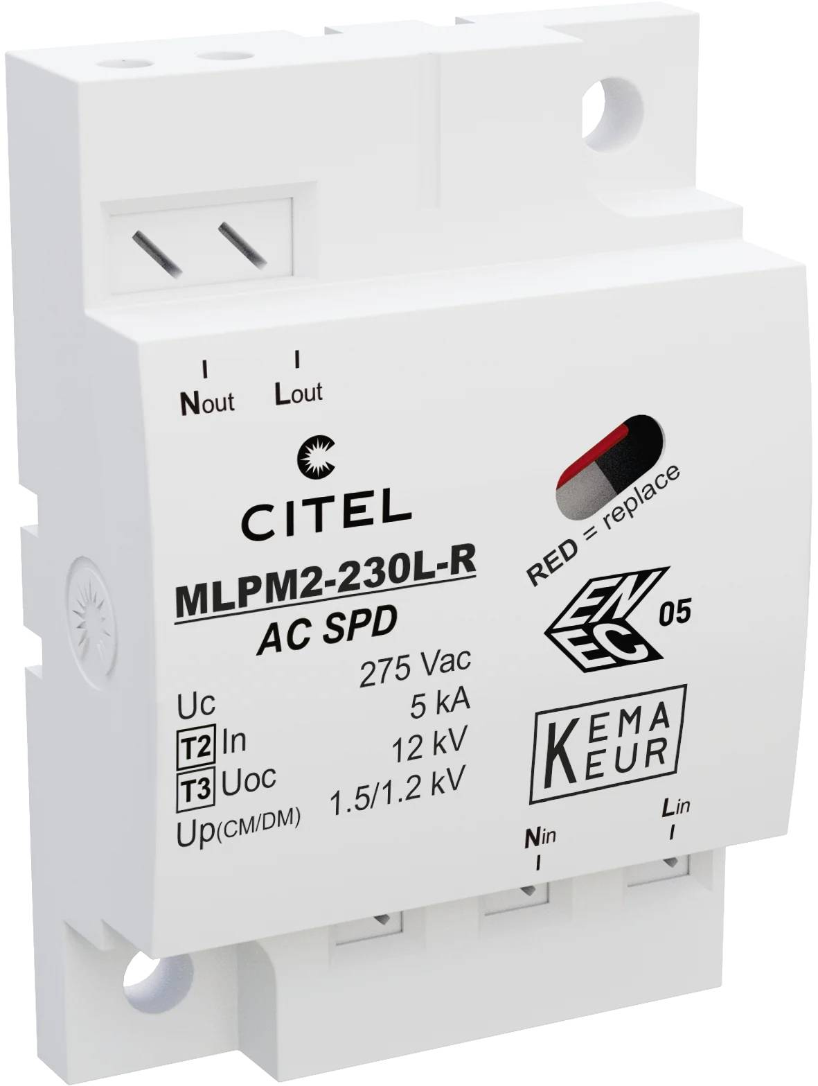 Citel MLPM2-230L-R Überspannungsschutz-Modul 1 St.