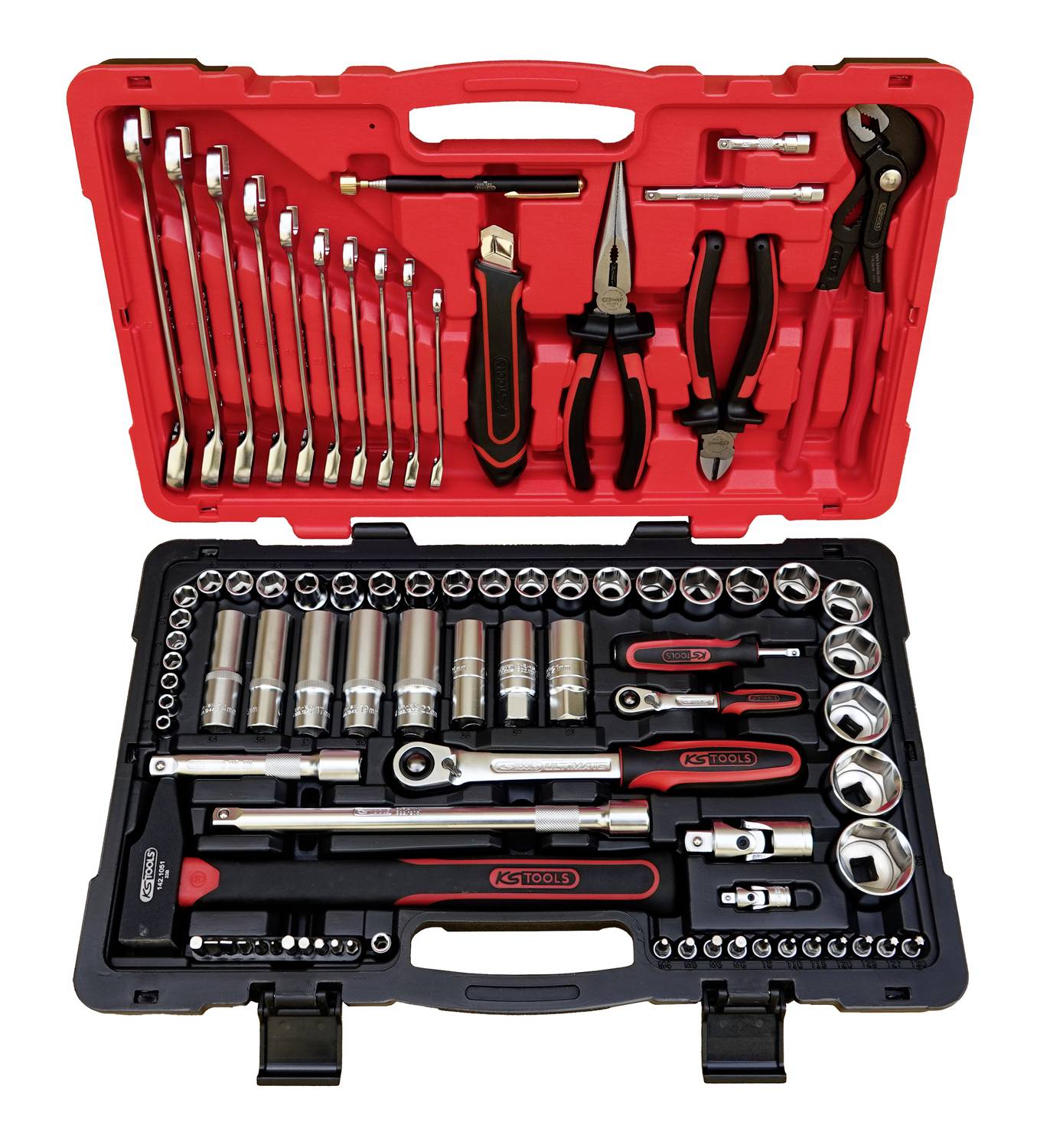 KS Tools ULTIMATE Steckschlüsselsatz 1/2", 1/4" 922.0684F-0