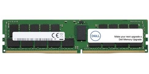 Dell-Computerspeichermodul (RAM) Stick mit grüner Leiterplatte und Etikettenaufklebern