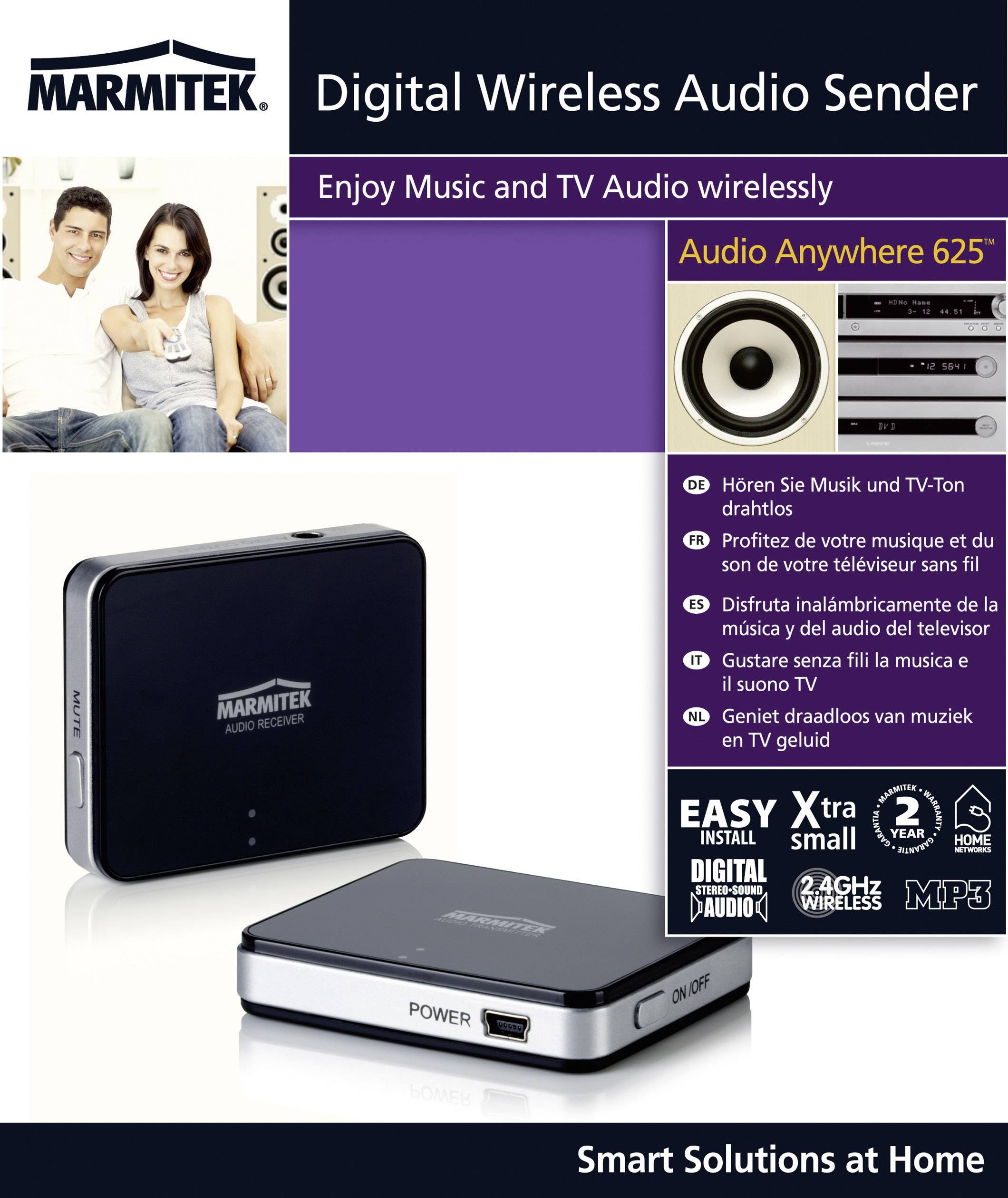 Marmitek Audio Anywhere 625 - Schnurloses Audiosystem-4
