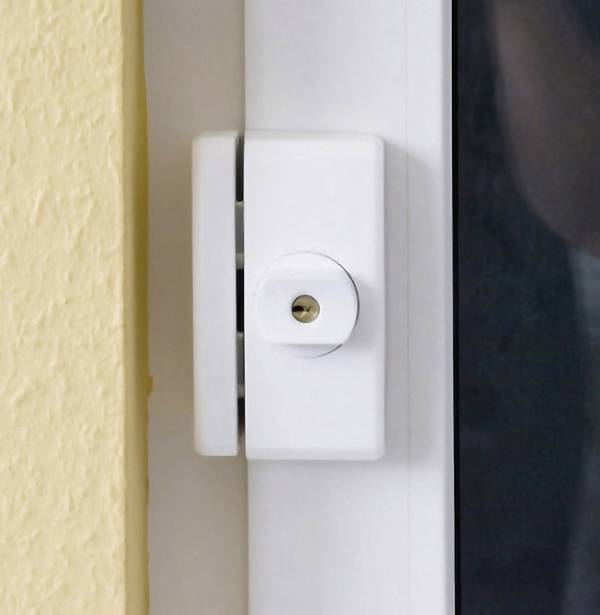 ABUS Secvest Funk-Fenstersicherung FTS 96 E weiss FUFT50000W Funk-Alarmanlagen-Erweiterung Funk-Öffnungsmelder
