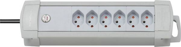 Brennenstuhl 5552026 Steckdosenleiste 6fach Lichtgrau CH-Stecker 1 St.