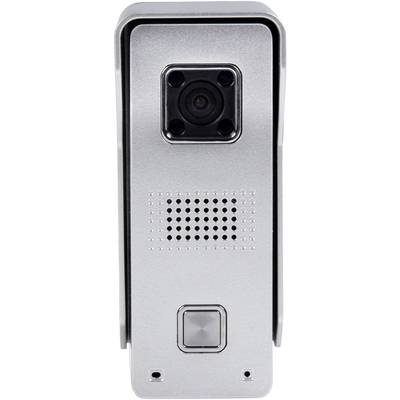 ELEC IP Doorcam  IP-Video-Türsprechanlage WLAN, LAN, Kabelgebunden, Kabellos Außeneinheit 1 Familienhaus Silber