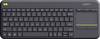 Logitech K400 Plus Funk Tastatur Englisch, QWERTY Schwarz