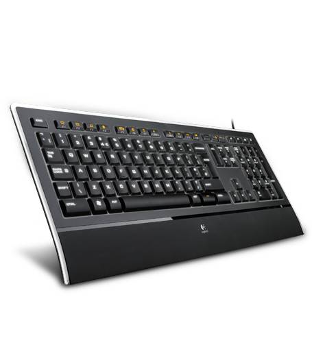 Logitech K740 USB Tastatur Englisch, QWERTY