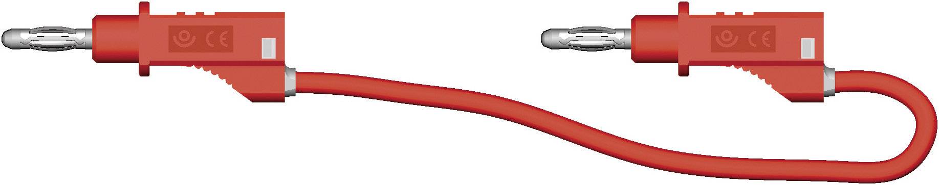 Electro PJP 2110 Messleitung [Bananenstecker - Bananenstecker] 2 m Rot ...