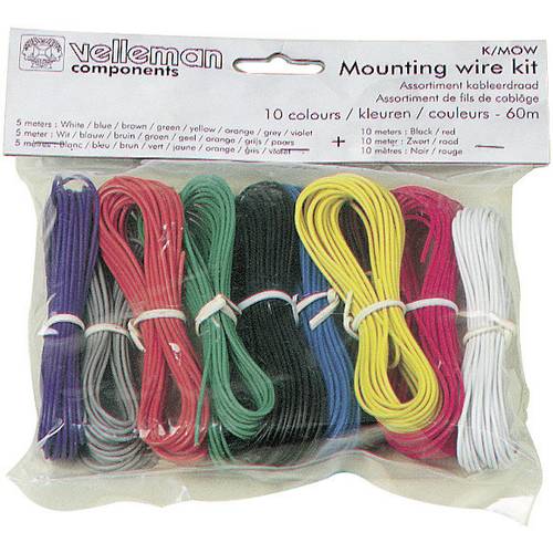 Thumbnail - Litze Velleman K/MOW 1 x 0.20 mm² Bunt 1 Set