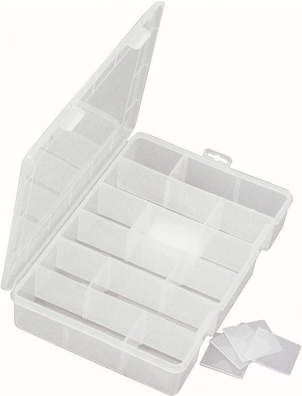 VISO Assortimentsdoos (l x b x h) 280 x 200 x 50 mm Aantal vakken: 18 Variabele onderverdeling Inhoud 1 stuk(s) afbeelding