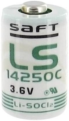 Saft Batterie Lithium 3,6 V 1200 mAh 1/2 AA Knopfanschluss-0