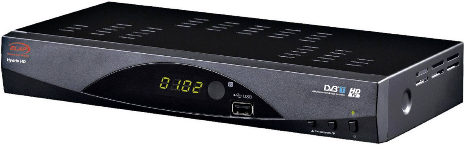 Décodeur TNT HD double tuner + USB Elap Conrad.fr