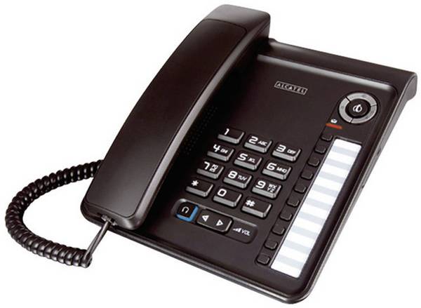 Alcatel Temporis 380 Analog-Telefon Tone/Pulse RJ11 Handsfree Schwarz