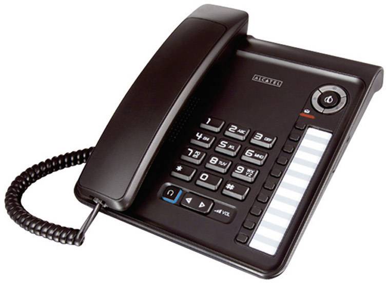 Alcatel Temporis 380 Analog-Telefon Tone/Pulse RJ11 Handsfree Schwarz-0