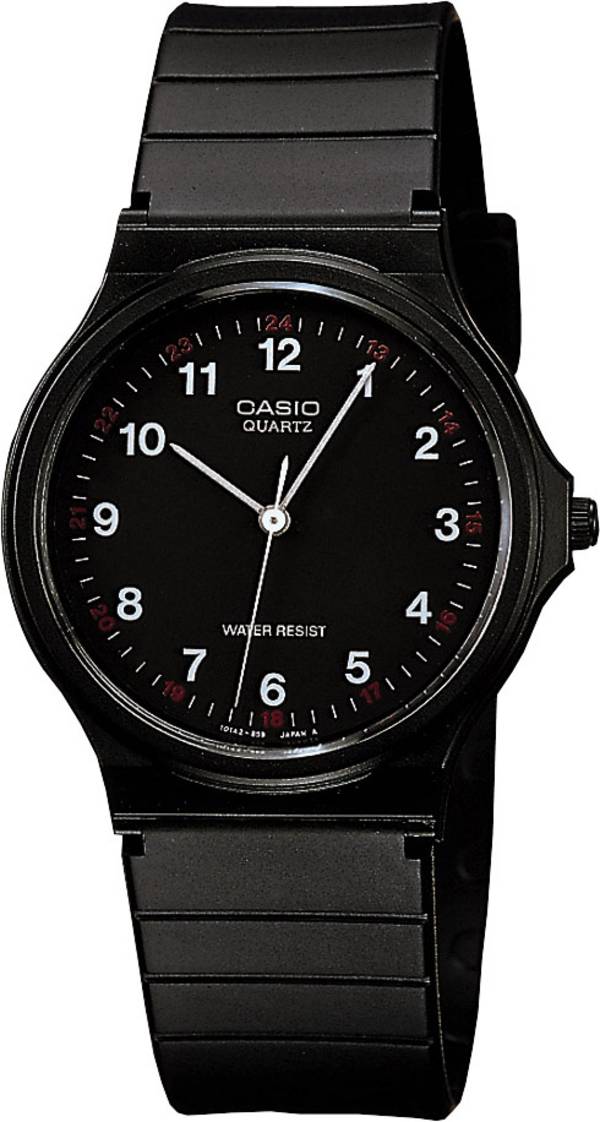 Casio  Armbanduhr MQ-24-1BLLEG (B x H) 33.80 mm x 38.80 mm Schwarz Gehäusematerial=Kunstharz Material (Armband)=Kunstharz