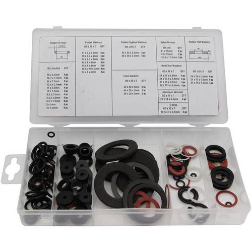 Perel HAS01 Dichtungs-Sortiment Inhalt 125 St.