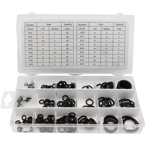 Toolland HAS02 O-Ring Sortiment Inhalt 225 Teile