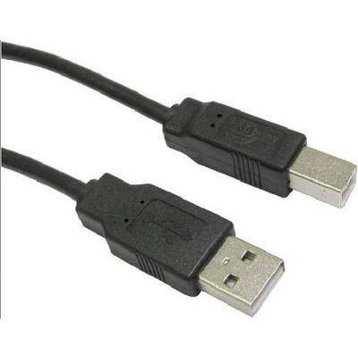 Arduino USB-Kabel USB 2.0 USB-A Stecker, USB-B Stecker 1.80 m Schwarz A000045-0