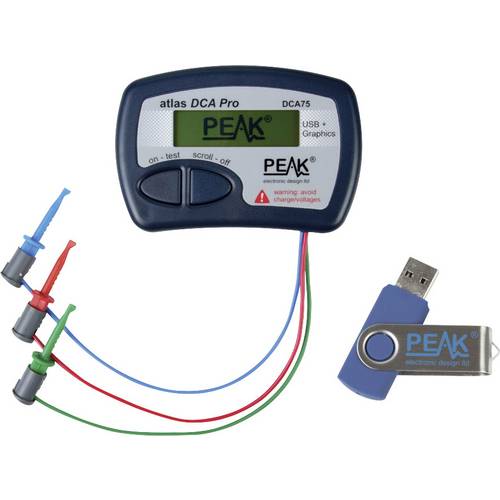 PEAK electronic design DCA75 Komponententester digital