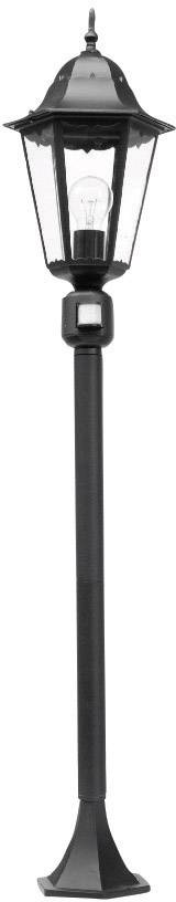 Outdoor free standing light (+ motion detector) Energysaving bulb E27