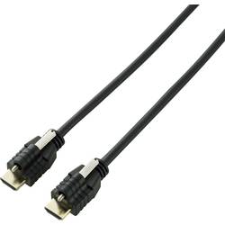 Image of SpeaKa Professional HDMI Anschlusskabel HDMI-A Stecker, HDMI-A Stecker 3.00 m Schwarz SP-9784188 Audio Return Channel,