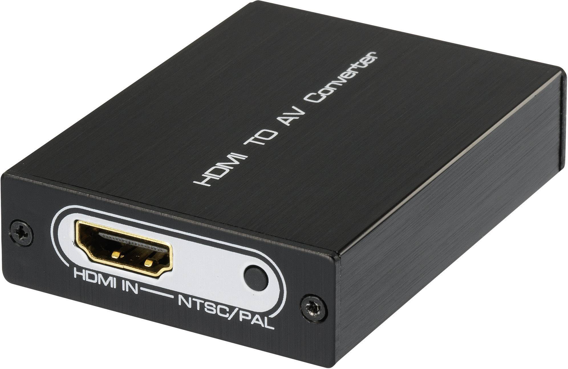 AV Konverter [HDMI - Composite Cinch] 704 x 576 Pixel SpeaKa Professional SP-HD/AV-01-3