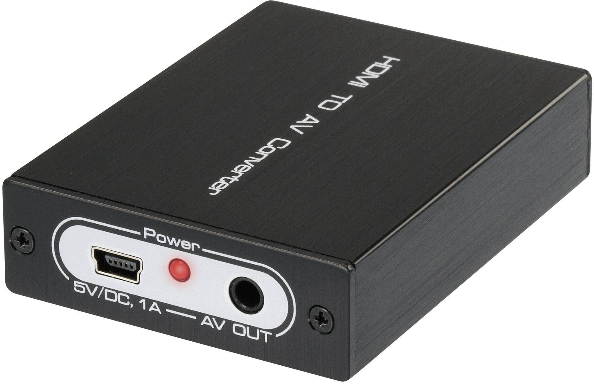 AV Konverter [HDMI - Composite Cinch] 704 x 576 Pixel SpeaKa Professional SP-HD/AV-01-4