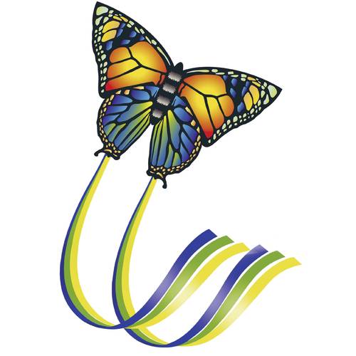 Thumbnail - Günther Flugspiele Einleiner Drachen Butterfly Spannweite (Details) 950 mm Windstärken-Eignung 4 - 6 bft