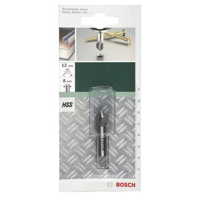 Bosch Accessories  2609255118 Kegelsenker  12 mm HSS  Zylinderschaft 1 St.