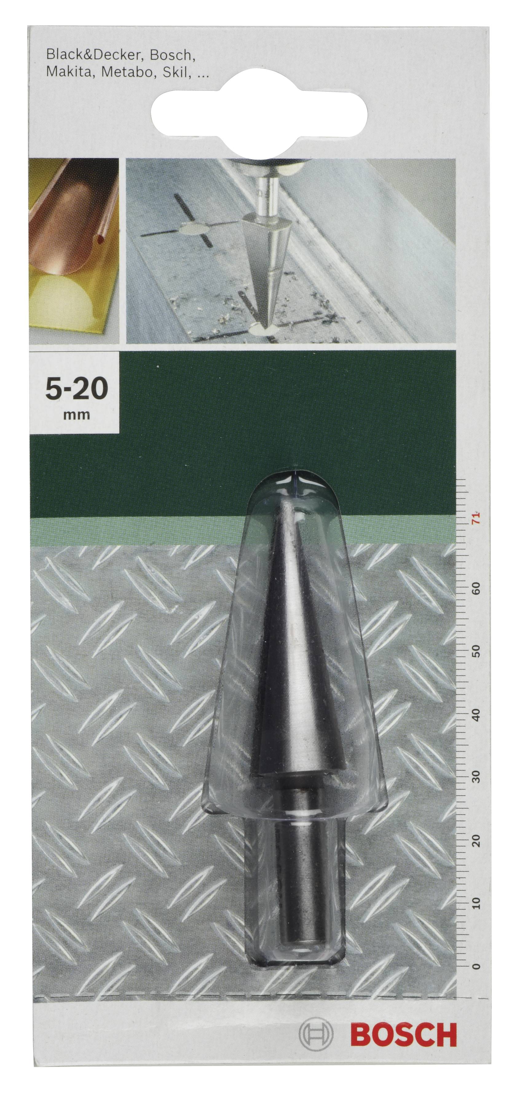 BOSCH Schälbohrer 5 - 20 mm Chrom-Vanadium-Stahl 2609255120 Gesamtlänge 71 mm Zylinderschaft 1 St. (