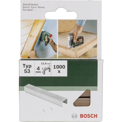 Bosch Accessories 2609255857 Feindrahtklammern Typ 53 1000 St. Abmessungen (L x B) 4 mm x 11.4 mm