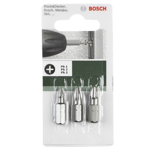 Bosch Accessories Schlitz-Bit 4.5 mm, 5.5 mm, 6.5 mm C 6.3 3 St.