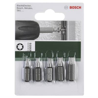 Bosch Accessories  2609255970 Sechsrund-Bit    C 6.3 5 St.