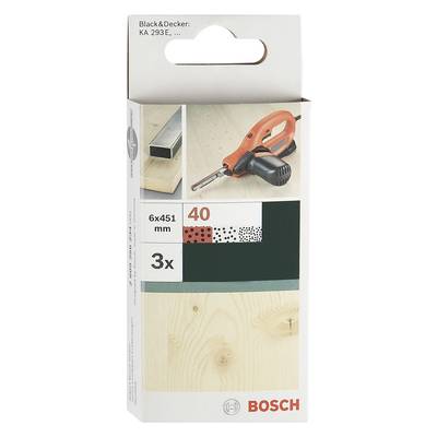 Bosch Accessories  2609256235 Schleifband  Körnung 60  (L x B) 451 mm x 6 mm 3 St.
